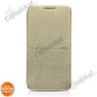 Redlife Standlı Deri Cüzdan Kılıf Samsung Galaxy Note 3 Neo Gold