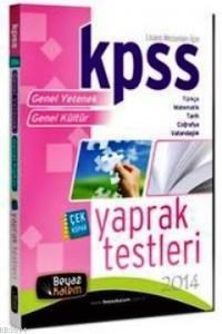 KPSS Genel Yetenek Genel Kültür Yaprak Test (ISBN: 9786054848010)