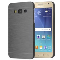 Microsonic Samsung Galaxy J2 Kılıf Hybrid Metal Siyah