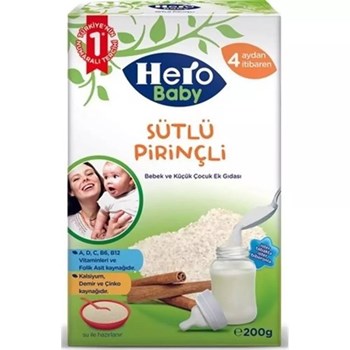 Ülker Hero Baby Sütlü Muzlu Pirinçli 200 gr Kaşık Maması