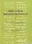 Ordu Yöresi Tarihinin Kaynakları 1 (ISBN: 9789751605040)