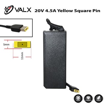 Valx La-20075 20V 4.5A Yellow Square Pin Laptop Ad
