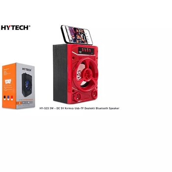 Hytech HY-S23 3W - DC 5v Kırmızı Usb-tf Destekli Bluetooth Speaker