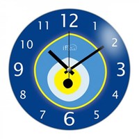 iF Clock Nazar Boncuğu Duvar Saati (W45-2)