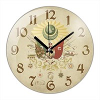 If Clock Osmanlı Devlet Nişanı Duvar Saati K10