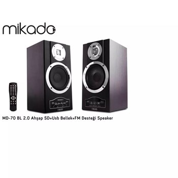 Mikado MD-70 50W 2+0 Speaker Siyah