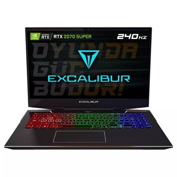 Casper Excalibur G900.1075-BD80X Intel Core i7 10750H 16GB RAM 240GB SSD RTX2070 Super 15.6 inç Dizüstü Bilgisayar