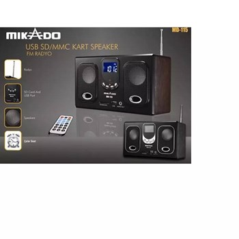 Mikado MD-92FM 50W 1+1 Speaker Siyah
