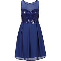 Bodyflirt Payetli Şifon Elbise - Mavi 32515056