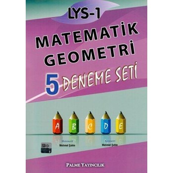 Palme LYS 1 Matematik Geometri 5 Deneme Seti (ISBN: 9786053553595)