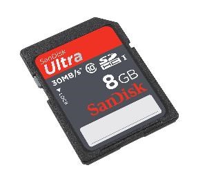 Sandisk Ultra SDHC 8 Gb 30Mb/s