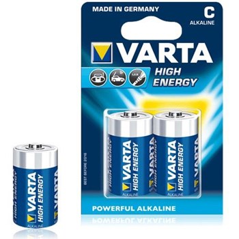 Varta 4914 High Energy C Size 2li Orta Boy Pil