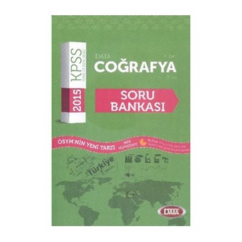 Data KPSS Coğrafya Soru Bankası Adan Zye 2015 (ISBN: 9786055001490)