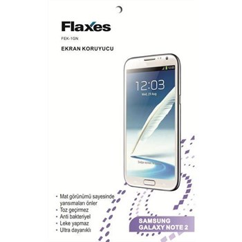 Flaxes FEK-1GN Galaxy Note 2 Ekran Koruyucu