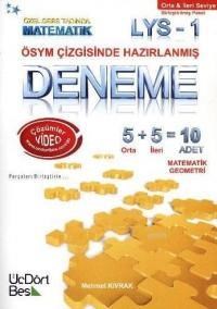 LYS 1 Matematik - Geometri Orta-İleri Seviye 10 Deneme (ISBN: 9786058445925)