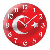 iF Clock Türk Bayrağı Duvar Saati (TB1)
