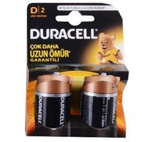 Duracell Alkalin D Büyük Boy Pil 2'Li Paket