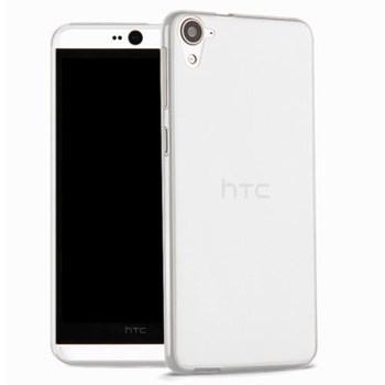 Microsonic Htc Desire 826 Kılıf Transparent Soft Beyaz