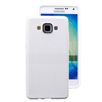 Microsonic Dot Style Silikon Samsung Galaxy E5 Kılıf Beyaz