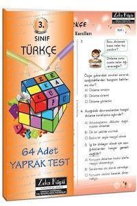 3. Sınıf Türkçe Yaprak Test (ISBN: 9786054313822)