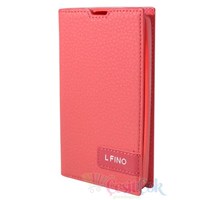 LG L Fino Kılıf Gizli Mıknatıslı Kırmızı