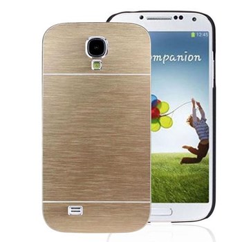 Microsonic Samsung Galaxy S4 Kılıf Hybrid Metal Gold