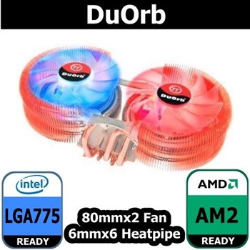 Thermaltake Duo Orb Intel Lga775 Ve Am2 İle Uyumlu Cpu Soğutucusu
