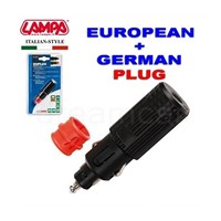 Lampa Duplex 2İn1 Standart/Alman Dın Tipi Çakmak Fişi 39053