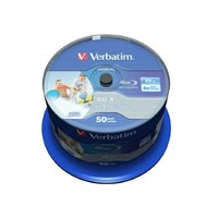 Verbatim 43812 Blu-ray Printable Bd-r Sl25gb 6x
