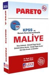 KPSS A Grubu Pareto Maliye Konu Anlatımlı Lider Yayınları 2016 (ISBN: 9786053080459)