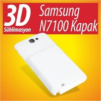 3D Süblimasyon Samsung N7100/Note 2 Kapak