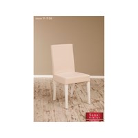 Sanal Mobilya Helen Demonte Sandalye Beyaz - Krem (Düz Zemin) V-316 25341862