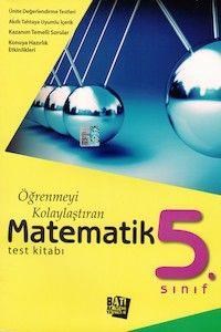 5.Sınıf Matematik Test Kitabı Batı Akademi Yayınları (ISBN: 9786054542659)