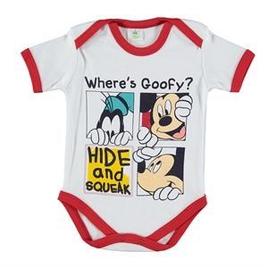 Disney Mickey Mouse Kısakollu Body Beyaz 3-6 Ay 25145376