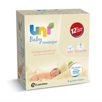 Uni Baby Yenidoğan Islak Mendil 12 Paket