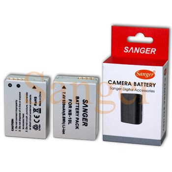 Sanger Canon NB-10L NB10L Sanger Batarya Pil