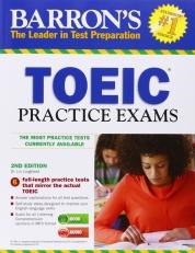 Barrons TOEIC Practice Exams with MP3 CD (ISBN: 9781438073996)
