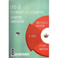 LYS 3 Edebiyat Coğrafya Deneme Sınavları (ISBN: 9786053801641)