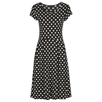 BODYFLIRT Penye elbise - Siyah 20006763