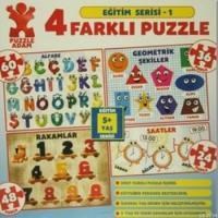 Puzzle Adam Eğitim Serisi 1: 4 Farklı Puzzle (ISBN: 8698881833286)