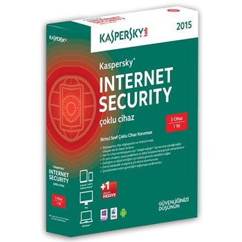 Kaspersky İnternet Security 2015 4 Kullanıcı 1 Yıl Güvenlik Yazılımı