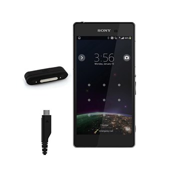 Microsonic Sony Xperia Z Serisi Micro USB to Manyetik Şarj dönüştücü Adaptör (Z3, Z2, Z1, Z1 Compact, Z ultra)