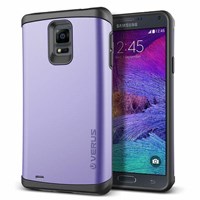 Verus Samsung Galaxy Note 4 Case Damda Veil Series Kılıf - Renk : Lavender Purple