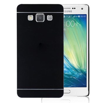 Microsonic Samsung Galaxy E7 Kılıf Hybrid Metal Siyah
