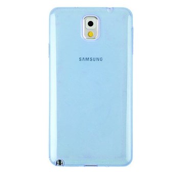 Soft TPU Galaxy Note 3 Ultra Slim Silikon Kılıf Mavi MGSBGJKMNR9