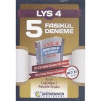 LYS-4 5 Fasikül Deneme (Çıkmış Sorular ve Çözümleri Hediye) (ISBN: 9789755899640)