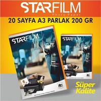 Star Film 20 adet A3 200 GR Fotoğraf Kağıdı (SÜPER FİYAT & SÜPER KALİTE) Fotoğrafçılara Özel