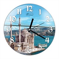 If Clock Istanbul Ortaköy Duvar Saati D54