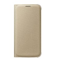 SAMSUNG EF-WG920B Galaxy S6 için Cüzdanlı Kılıf Altın