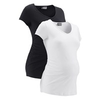 Bpc Bonprix Collection Hamile Giyim İkili Pakette T-Shirt - Siyah 17941202